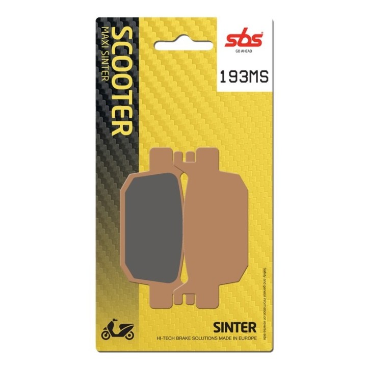 Pastillas Freno Moto Scooter SBS