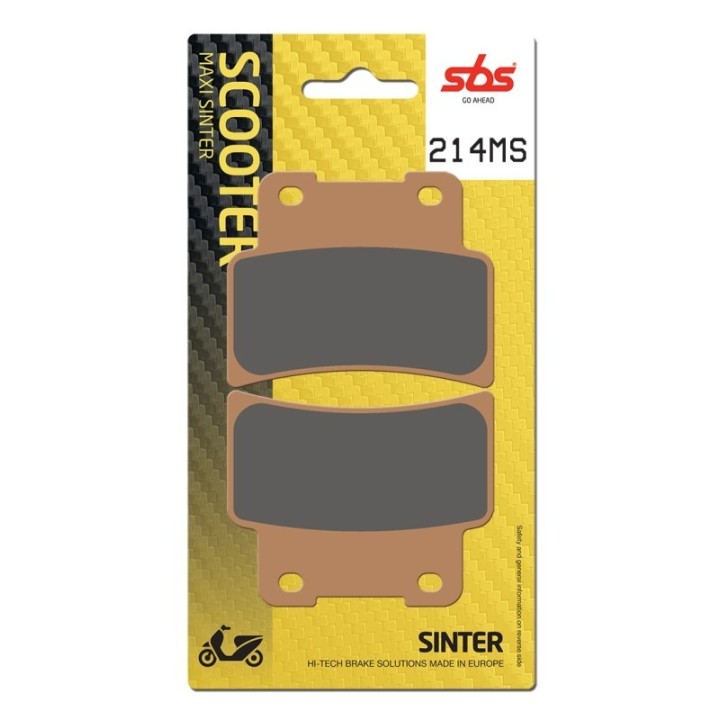 Pastillas Freno Moto Scooter SBS