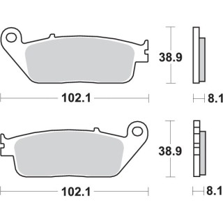 Pastillas Freno SBS Moto