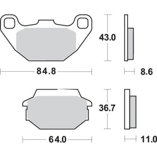 Pastillas Freno SBS Moto, Scooter, MotoCross, Enduro