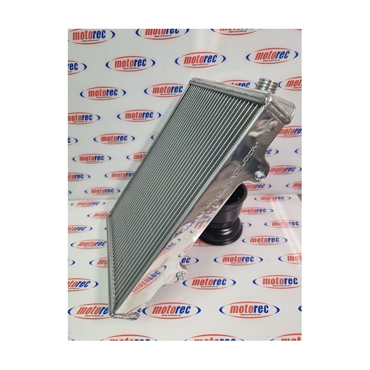 Radiador kart modelo EM-02, fabricado en aluminio pulido