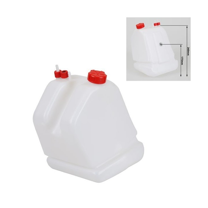 deposito gasolina 9l rojo