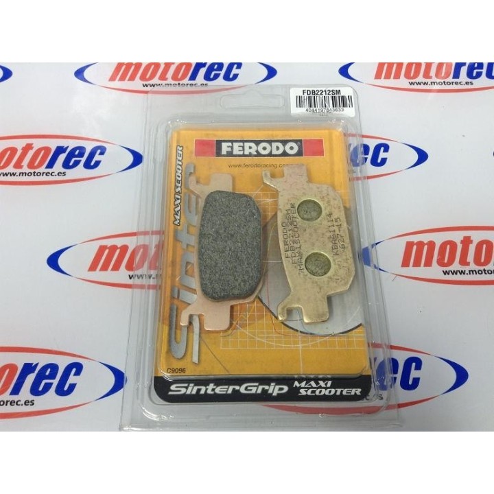 pastillas freno trasero ferodo honda maxiscooter