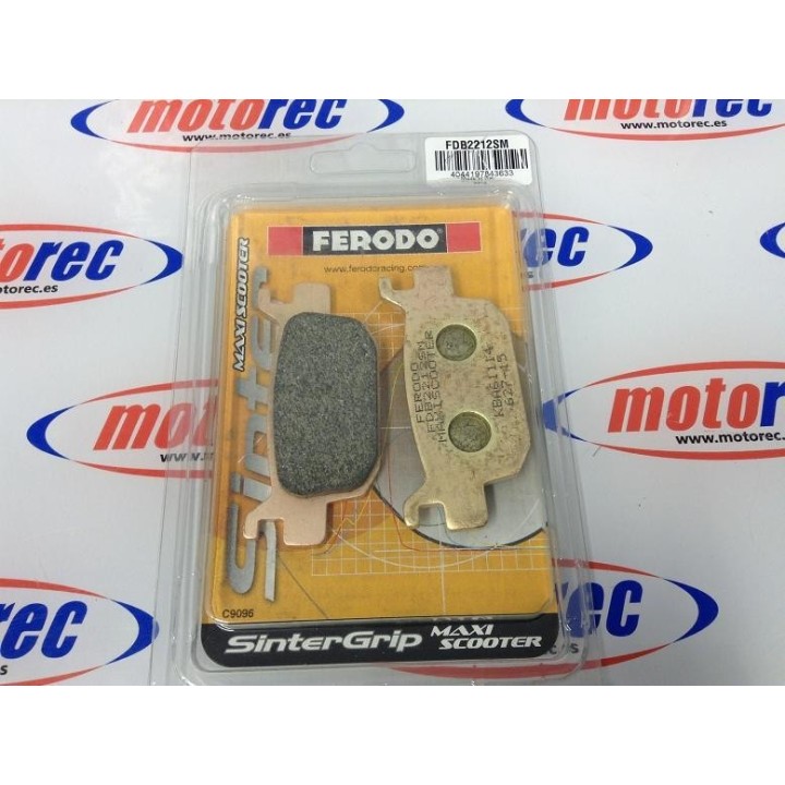 pastillas freno trasero ferodo honda maxiscooter