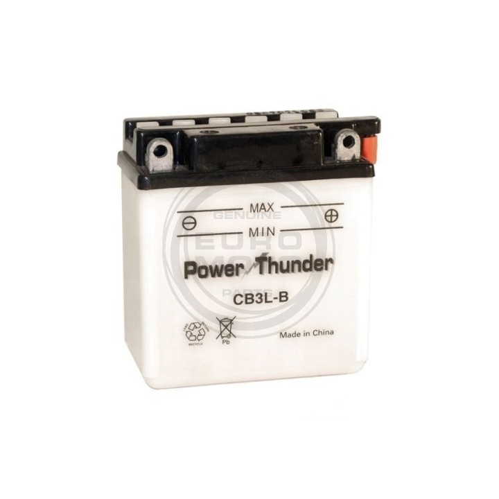 Batería Power Thunder CB3L-B con ácido