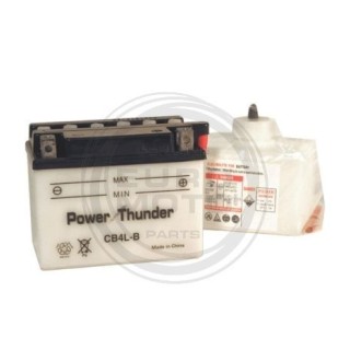 Batería Power Thunder CB4L-B con ácido