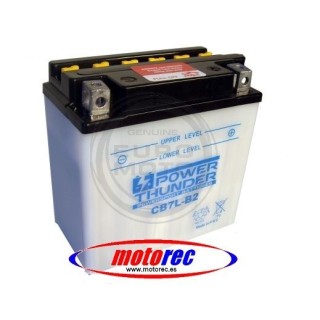 Batería Power Thunder CB7L-B2 con ácido