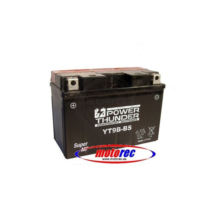 Batería Power Thunder YT9B-BS