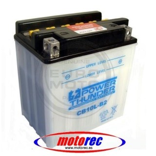 Batería Power Thunder CB10L-B2 con ácido