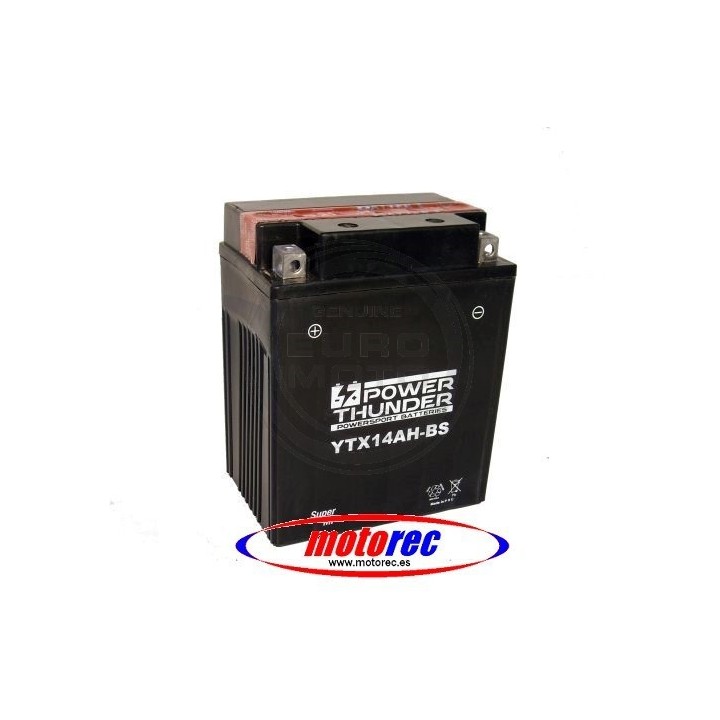 Batería Power Thunder YTX14AH-BS