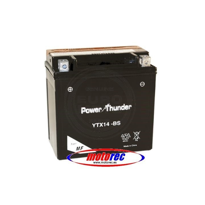 Batería Power Thunder YTX14-BS