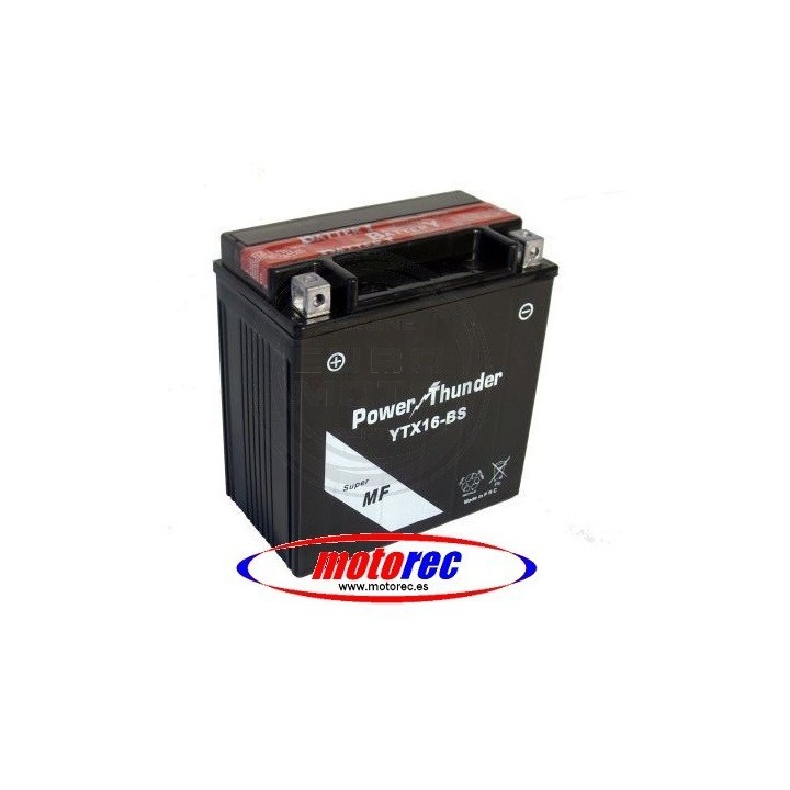 Batería Power Thunder YTX16-BS