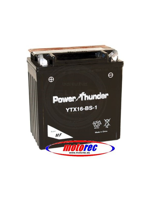 Batería Power Thunder YTX16-BS-1