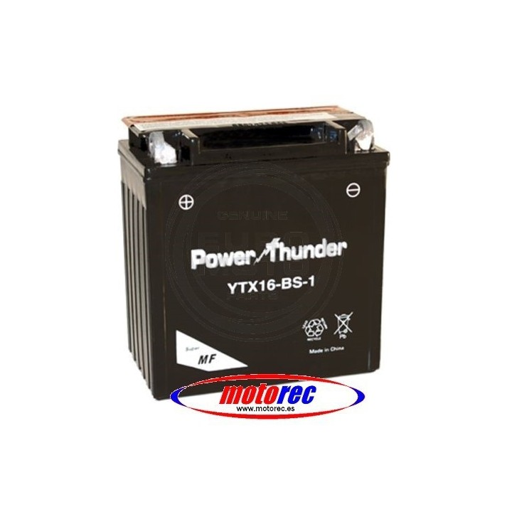 Batería Power Thunder YTX16-BS-1
