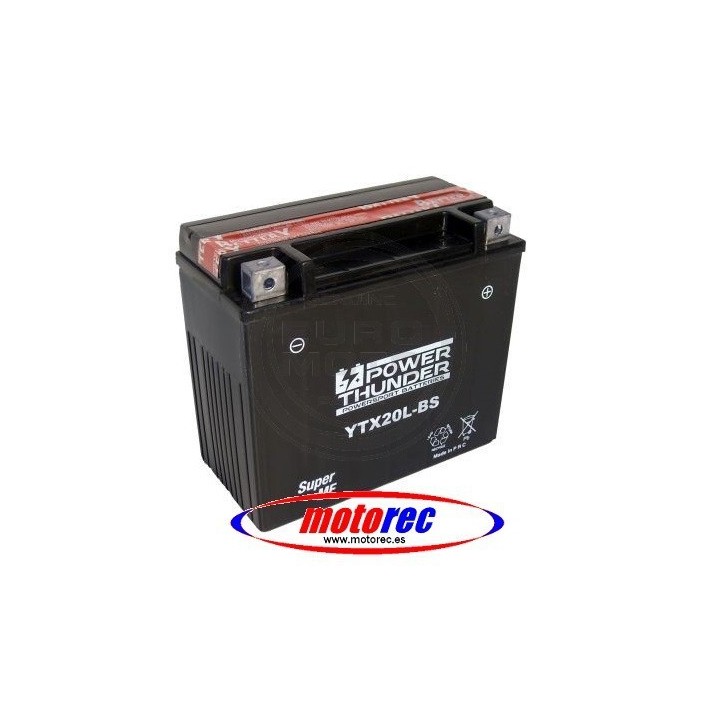 Batería Power Thunder YTX20L-BS