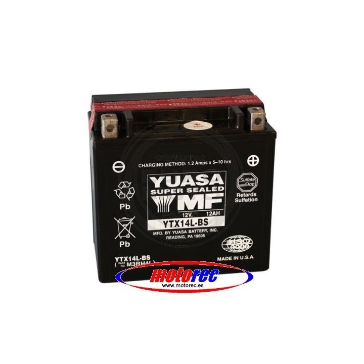 Batería Yuasa YTX14L-BS