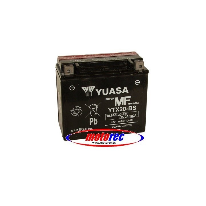Batería Yuasa YTX20-BS