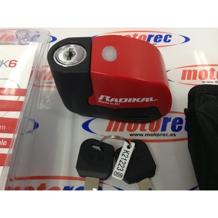 Candado antirrobo radikal alarma