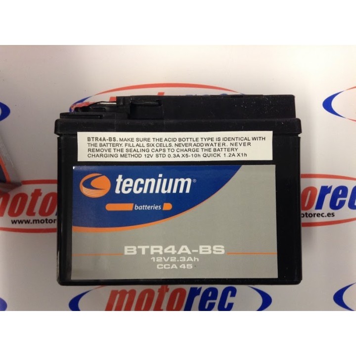 Bateria Tecnium  BTR4A-BS  YTR4A-BS