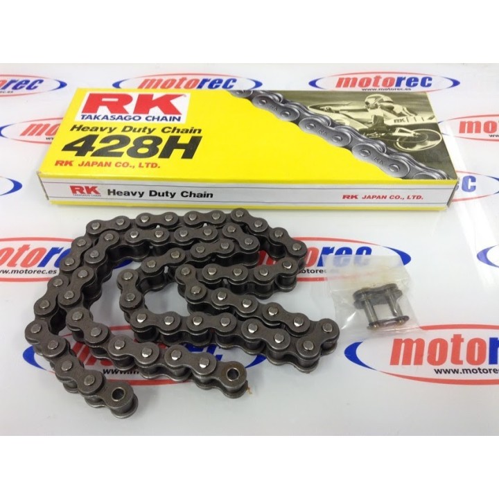Cadena RK 428H con 60 eslabones negro