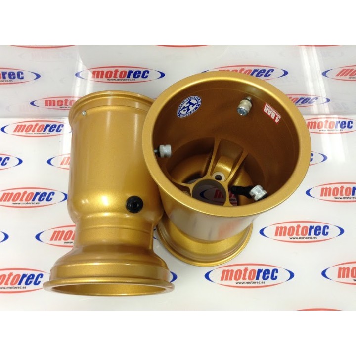 llantas magnesio kart doradas