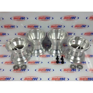 Set LLantas Aluminio Cadete/Alevin Del-Tras