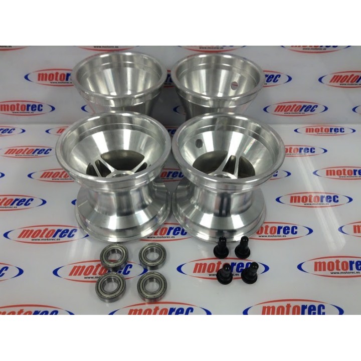 Set LLantas Aluminio Cadete/Alevin Del-Tras