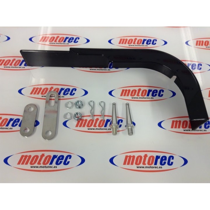 CUBRECADENA KZ NEGRO CON SOPORTE