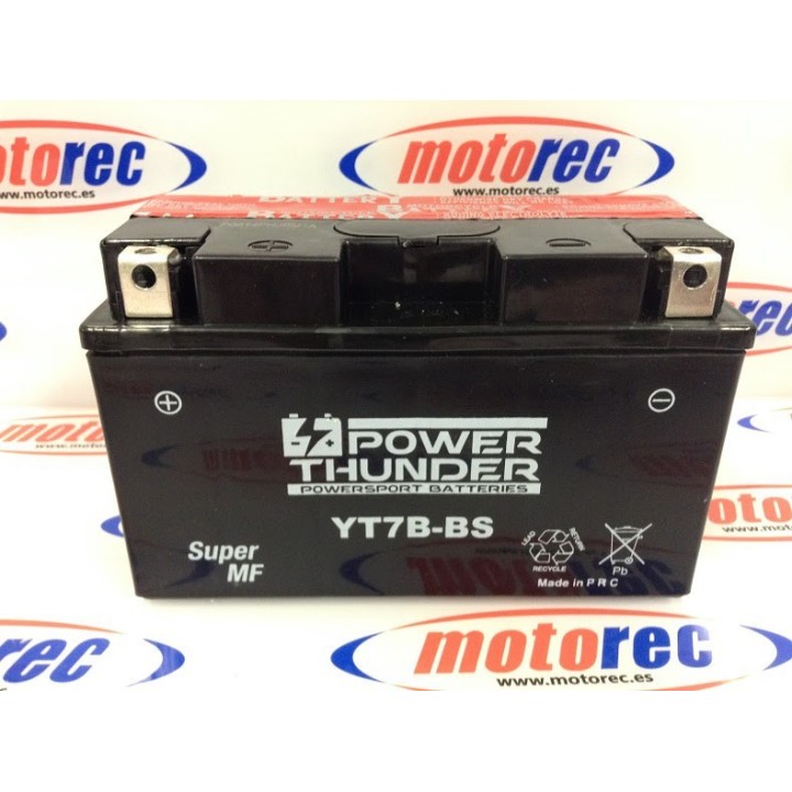 Batería Power Thunder YT7B-BS