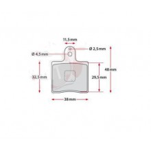 pastillas freno del/tras crg