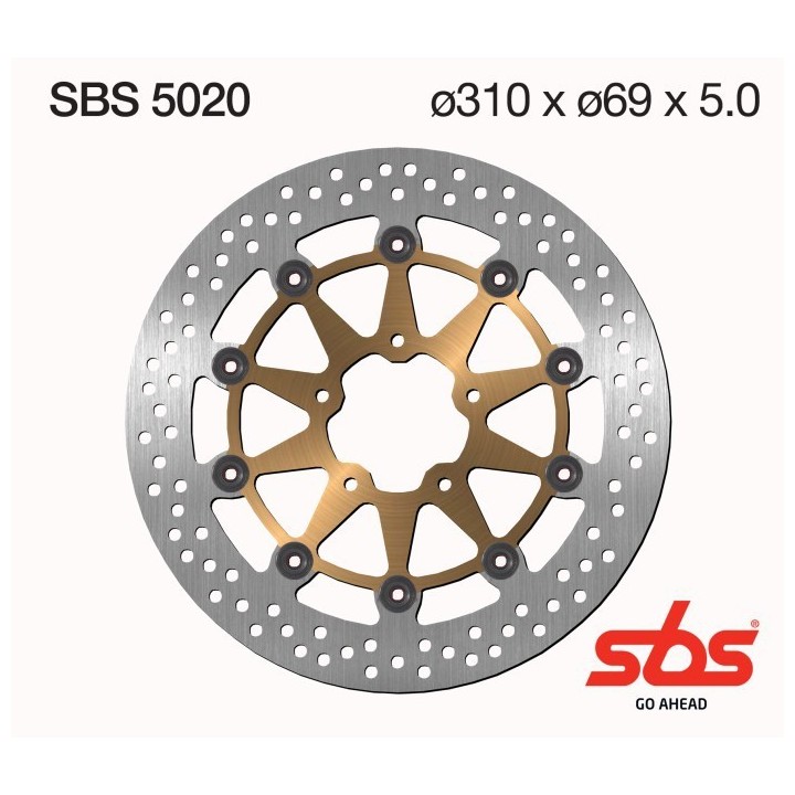 Discos freno SBS Suzuki SV 1000, V Strom,Kawasaki KLV