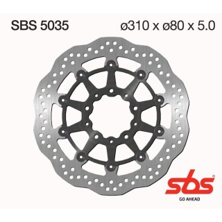 Discos freno SBS Kawasaki ZX10R, ZX14R, GTR 1400