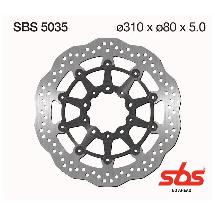 Discos freno SBS Kawasaki ZX10R, ZX14R, GTR 1400