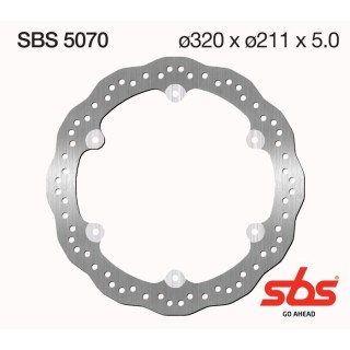  Discos freno SBS Honda CBF 650, CBF 500