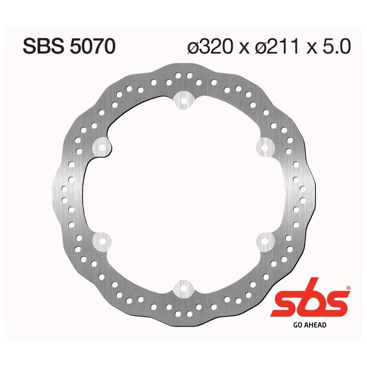  Discos freno SBS Honda CBF 650, CBF 500