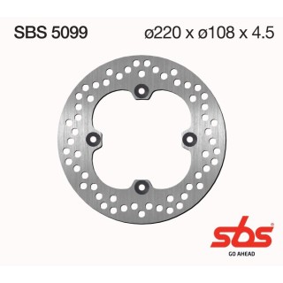 Discos freno SBS Trasero Ducati 748, 916, 996, 998