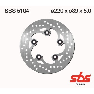 Discos freno SBS Suzuki GSX R 600, 750, 1000, SV, TL