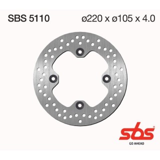 Discos freno SBS Trasero Honda CBR 125, Varadero 125, XR, CRF