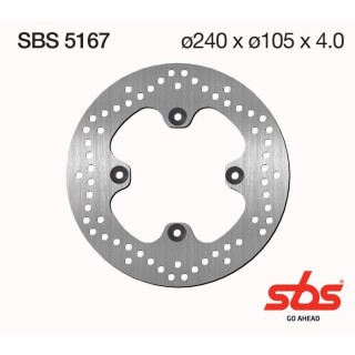 Discos freno SBS Honda CB 250, SH 125, Foresight
