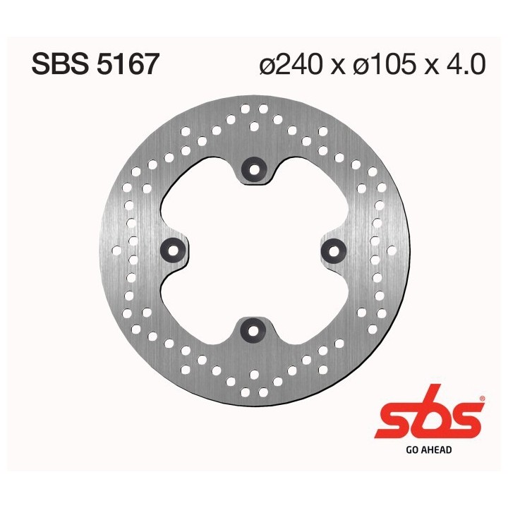 Discos freno SBS Honda CB 250, SH 125, Foresight