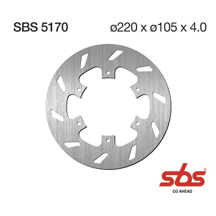 Discos freno SBS Piaggio Liberty, Hexagon