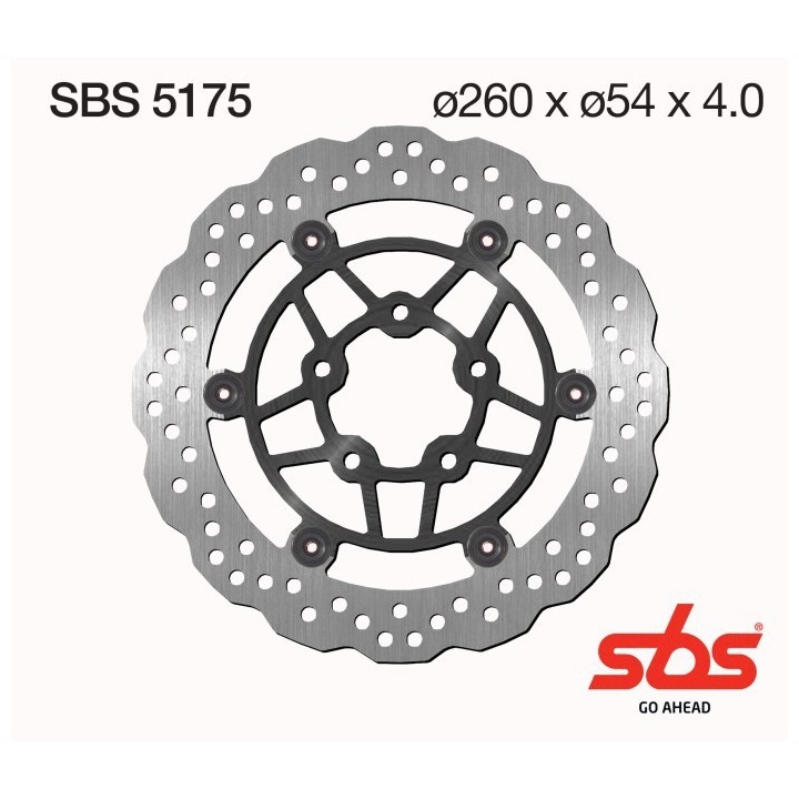 Discos freno SBS Kawasaki JJ ABS 300, Kymco Super Dink 125