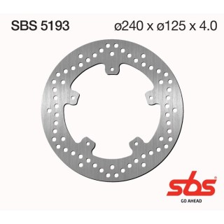 Discos freno SBS Delantero Piaggio Liberty New 125