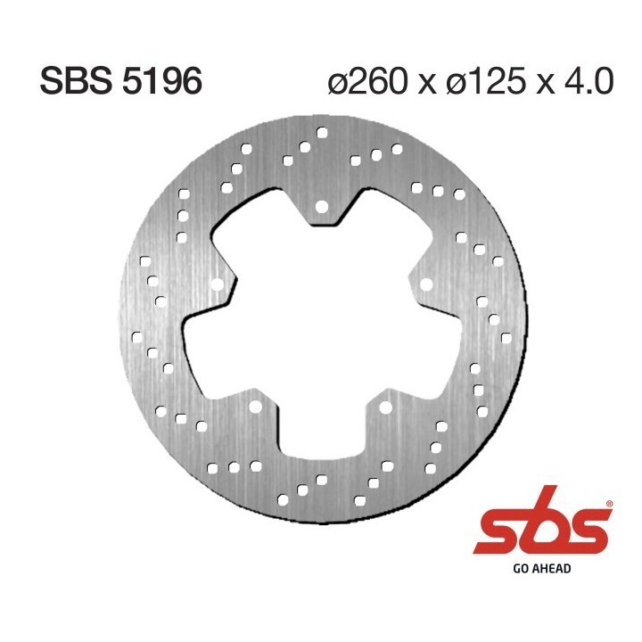 Discos freno SBS Piaggio Beverly 125