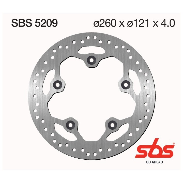Discos freno SBS Delantero SYM Citycom 300