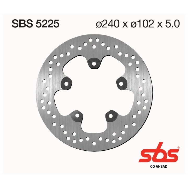 Discos freno SBS Trasero Piaggio Beverly IE 300