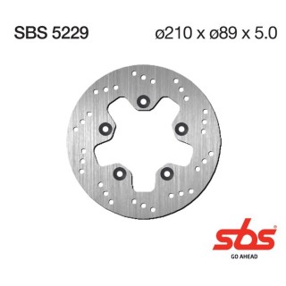 Discos freno SBS Trasero Suzuki Burgman K7 400