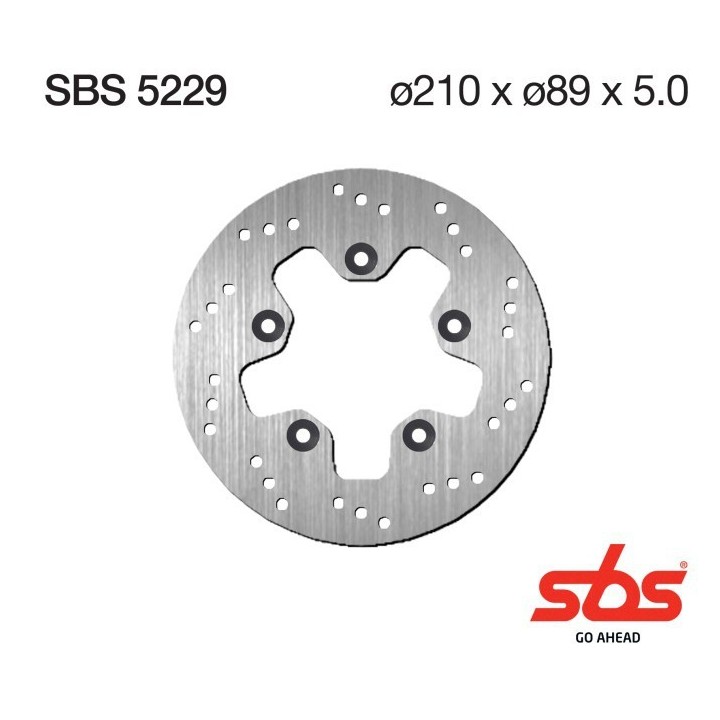 Discos freno SBS Trasero Suzuki Burgman K7 400