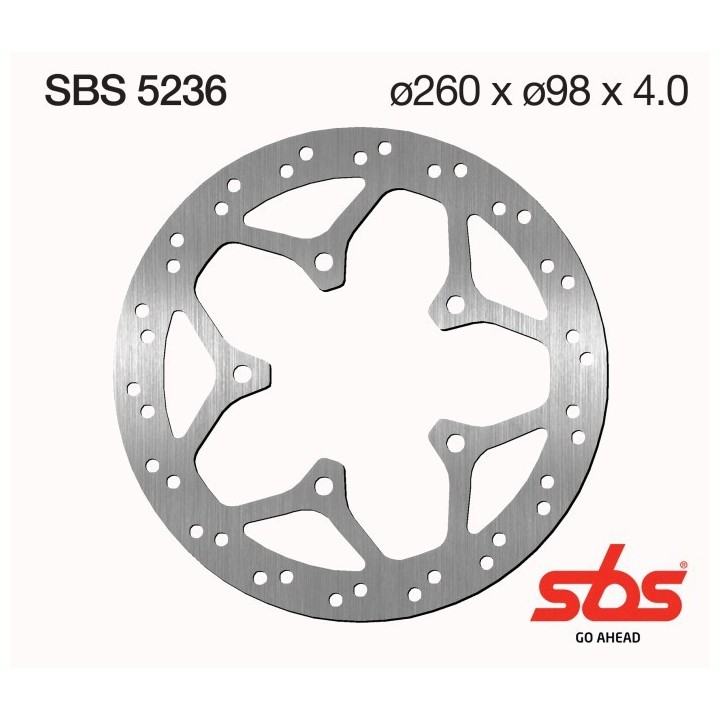 Discos freno SBS Trasero SYM Citycom 300