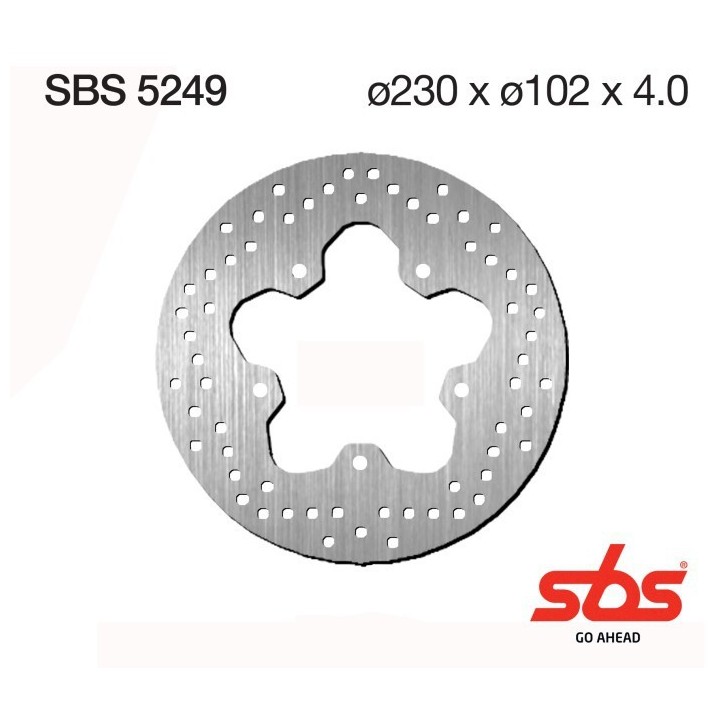 Discos freno SBS Trasero Yamaha MT 125, YZF RR ABS 125